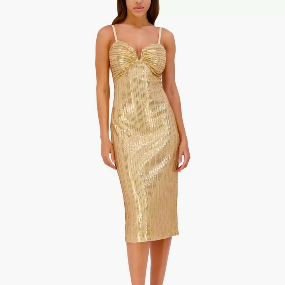 Gold Sequin dress